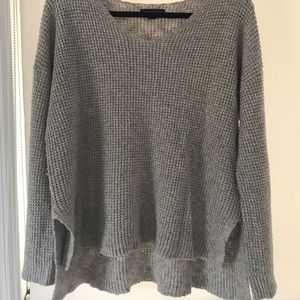 AE waffle sweater